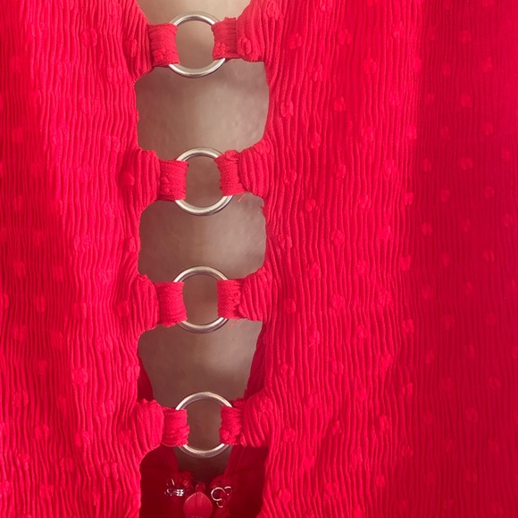 NWT Bentley Red Romper - Picture 6 of 8